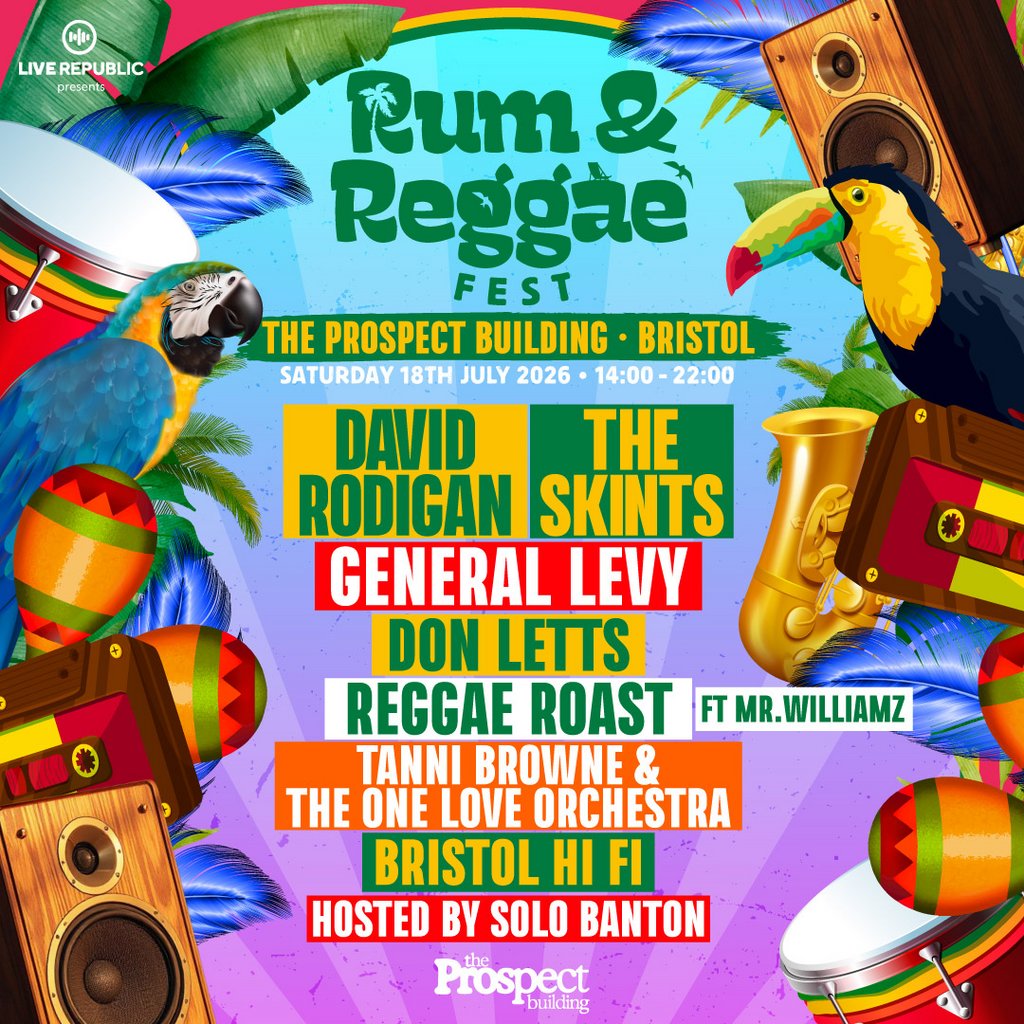 Rum & Reggae 2026 | The Prospect Building, Bristol